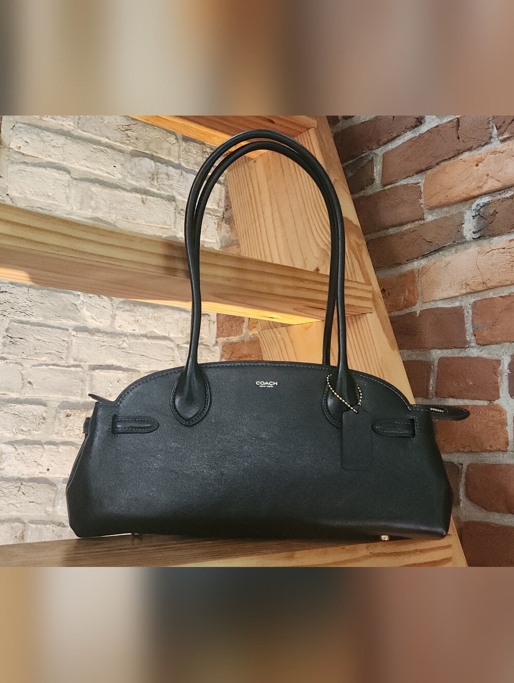 Coach Empire 34 In Glazed Leather
